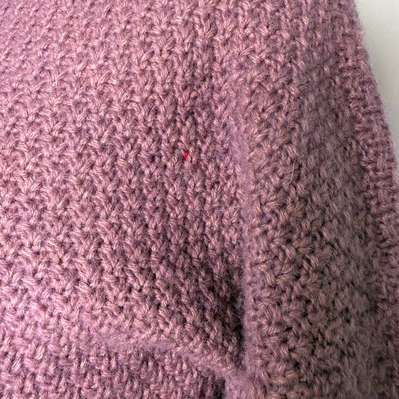Talbots Petites Cowl Neck Cable Knit Sweater, Lavender Wool Alpaca Sz. Sm 2/$50 - Picture 8 of 11